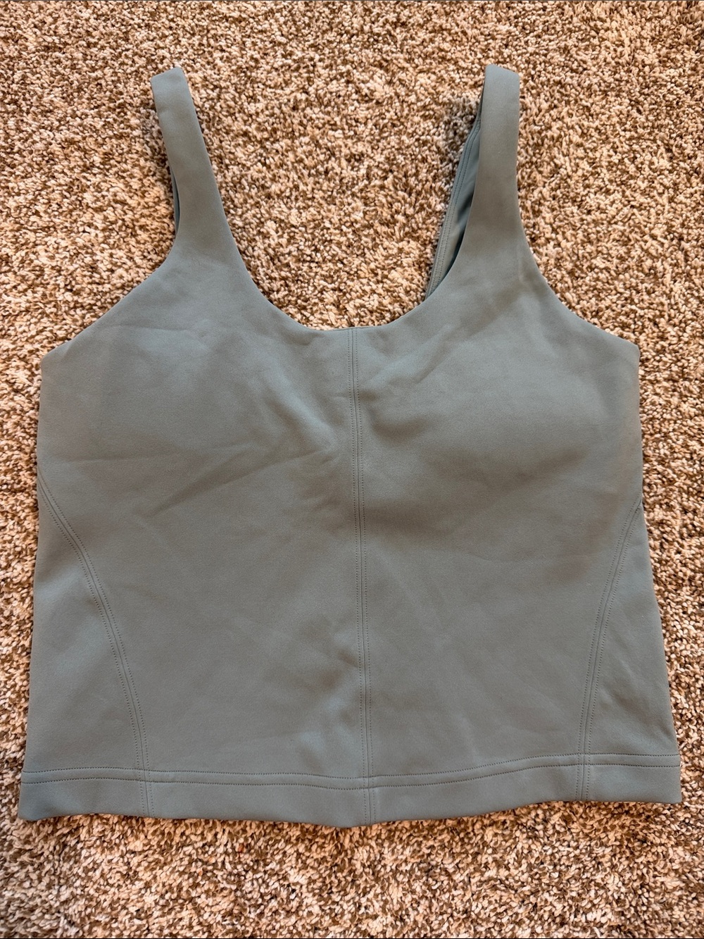 lululemon athletica Scoop Neck Tank in Sage